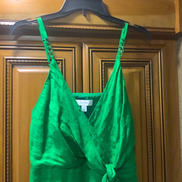 NWOT Reiss Esme Linen Sheath Dress in Green Size 6 - Picture 5 of 12